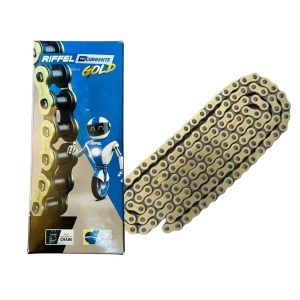 Cadena Transmisión 428H - 140L Dorada Riffel